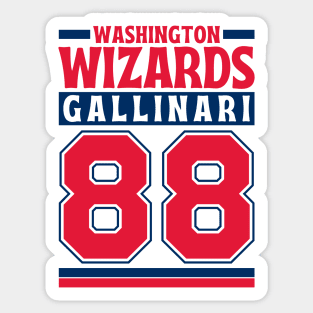 Washington Wizards Gallinari 88 Limited Edition Sticker